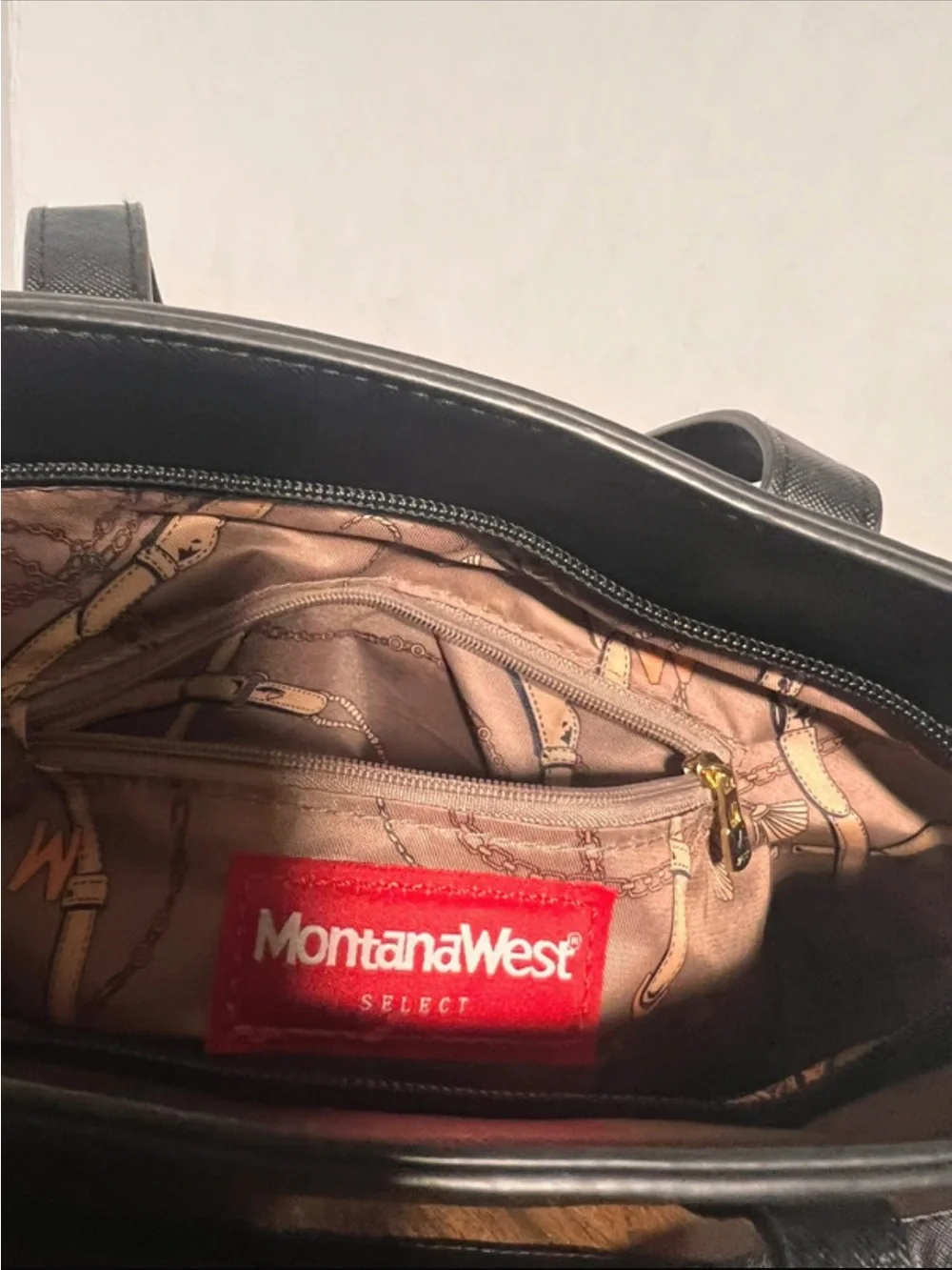 Montana West Black Leather Satchel with Detachable Strap